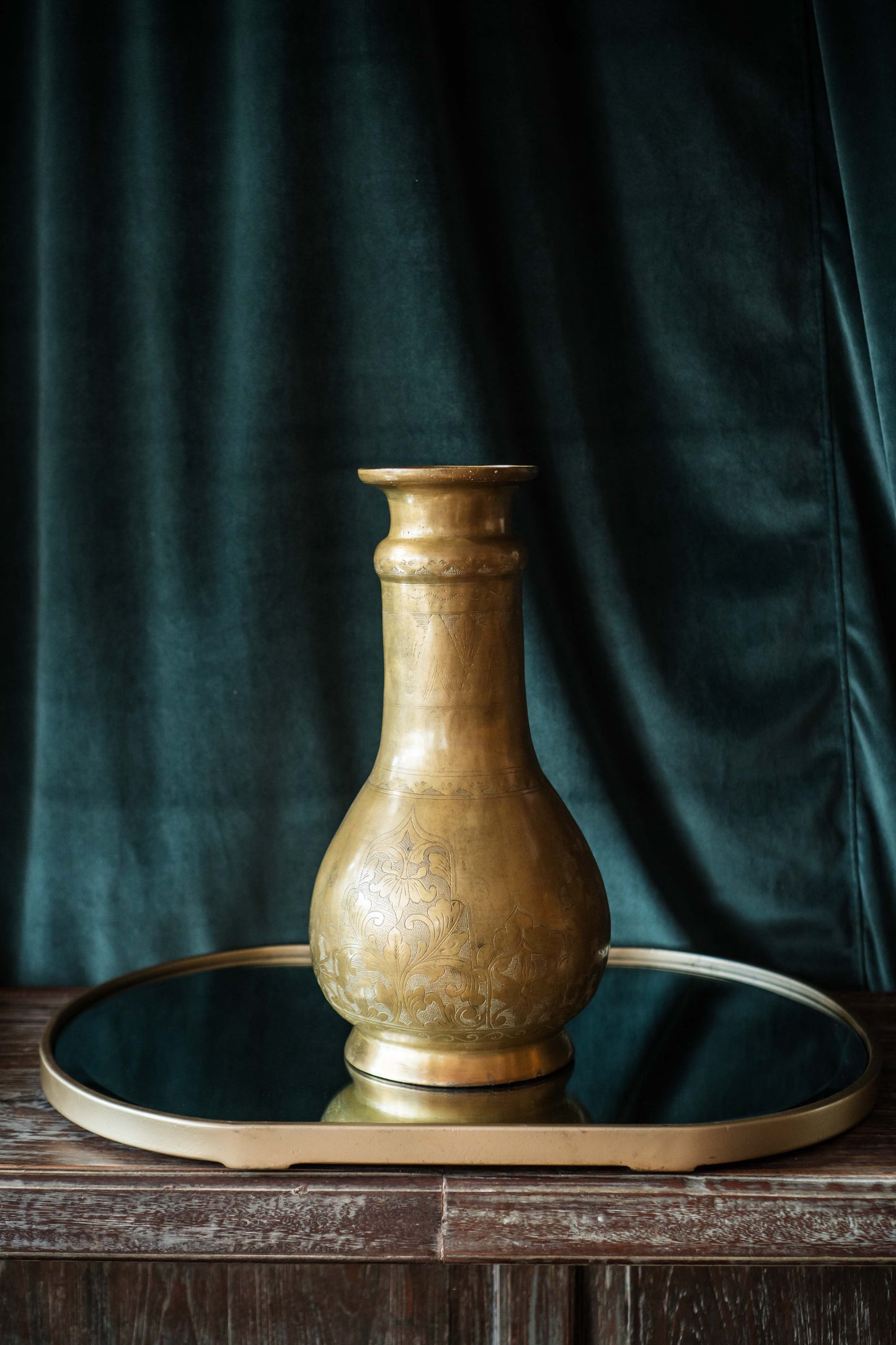 Vase Gilded Brass