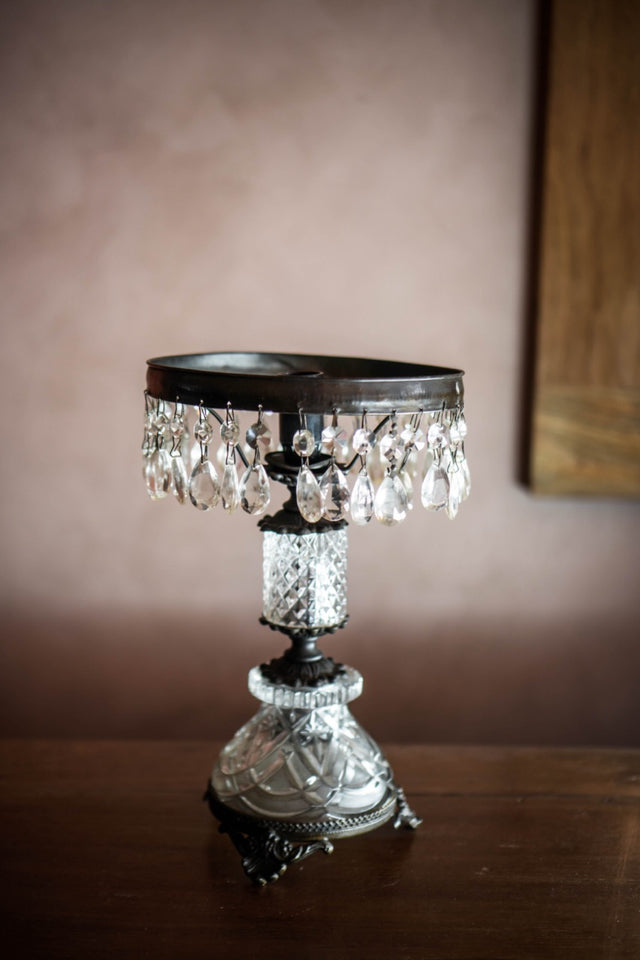 Round Table Lamp Crystall