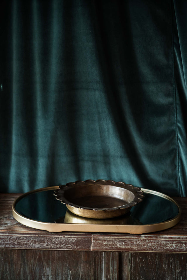 Floweries Brass Holder