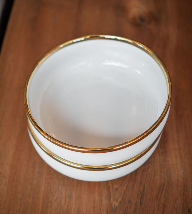 Porcelain Gold Rimmed Extravagant