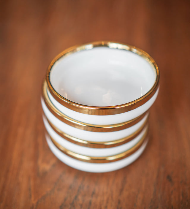 Porcelain Gold Rimmed Extravagant