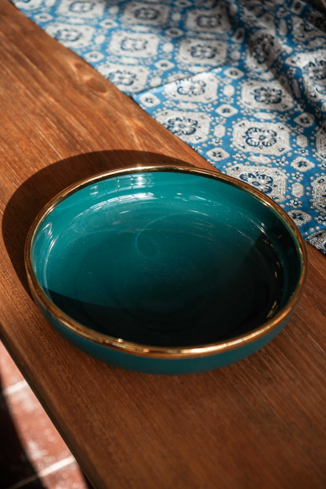 Porcelain Gold Rimmed Extravagant