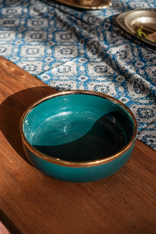 Porcelain Gold Rimmed Extravagant