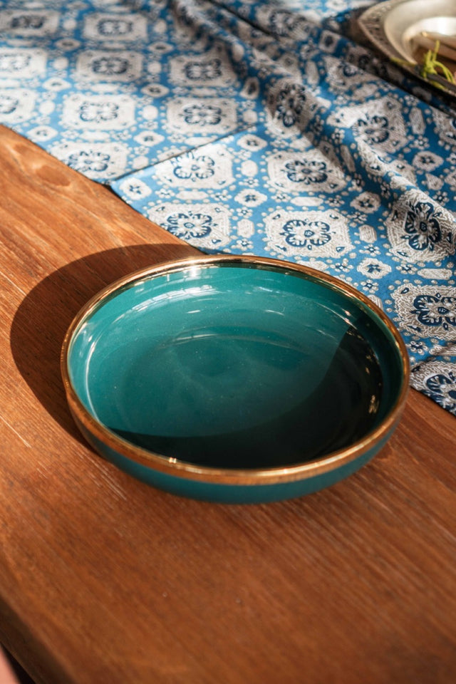 Porcelain Gold Rimmed Extravagant