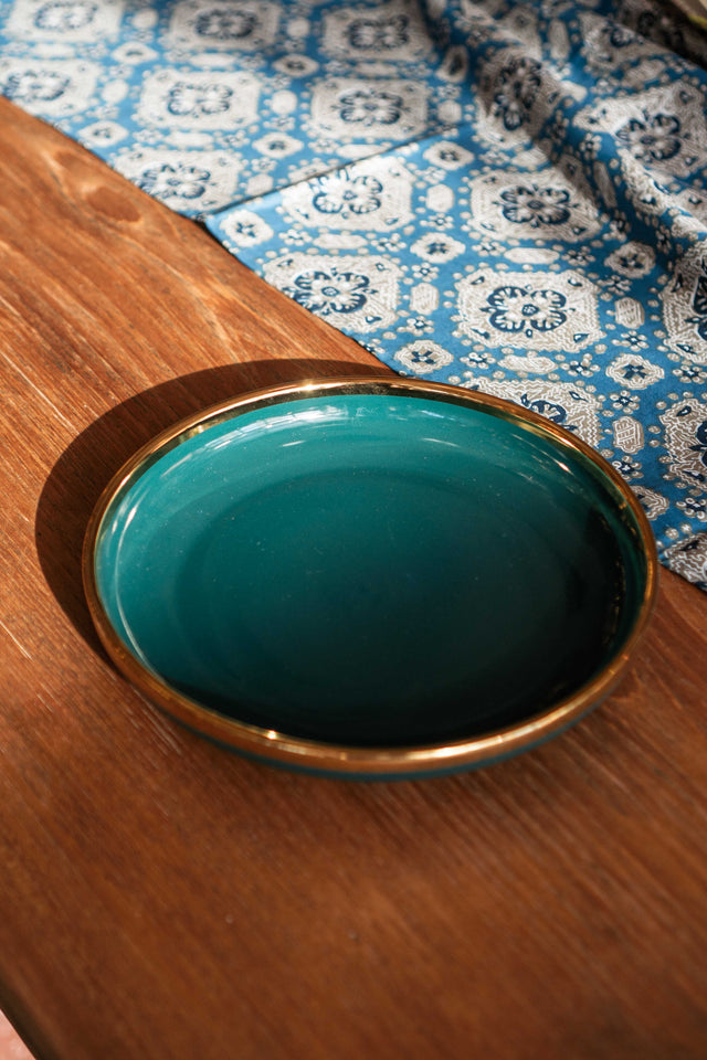 Porcelain Gold Rimmed Extravagant