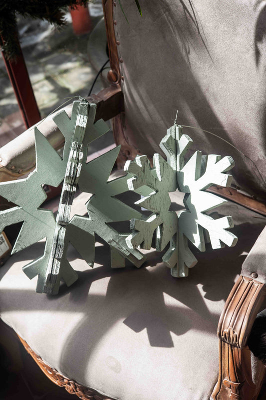 Snowflakes Wooden