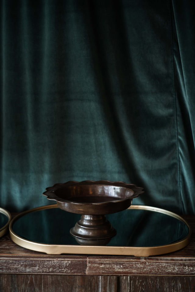 Floweries Brass Holder