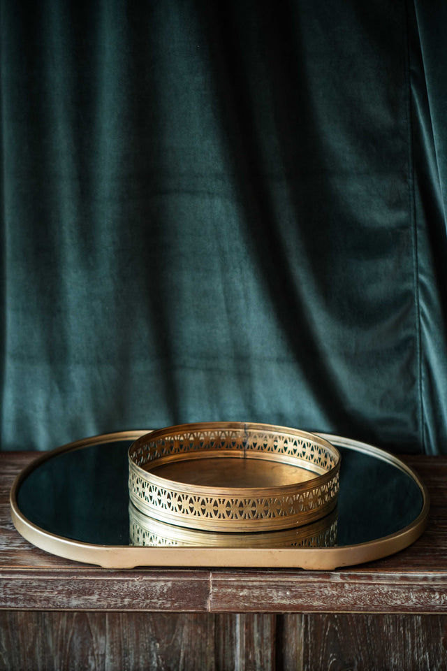 Brass Deco Tray