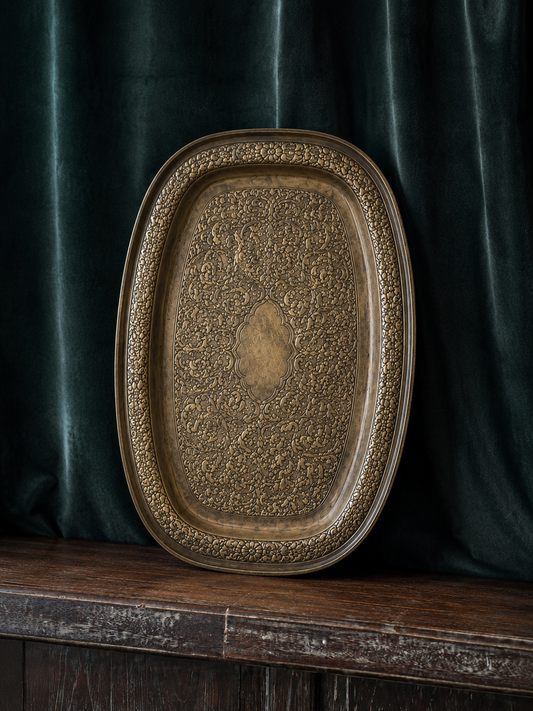 Oblong Brass Tray