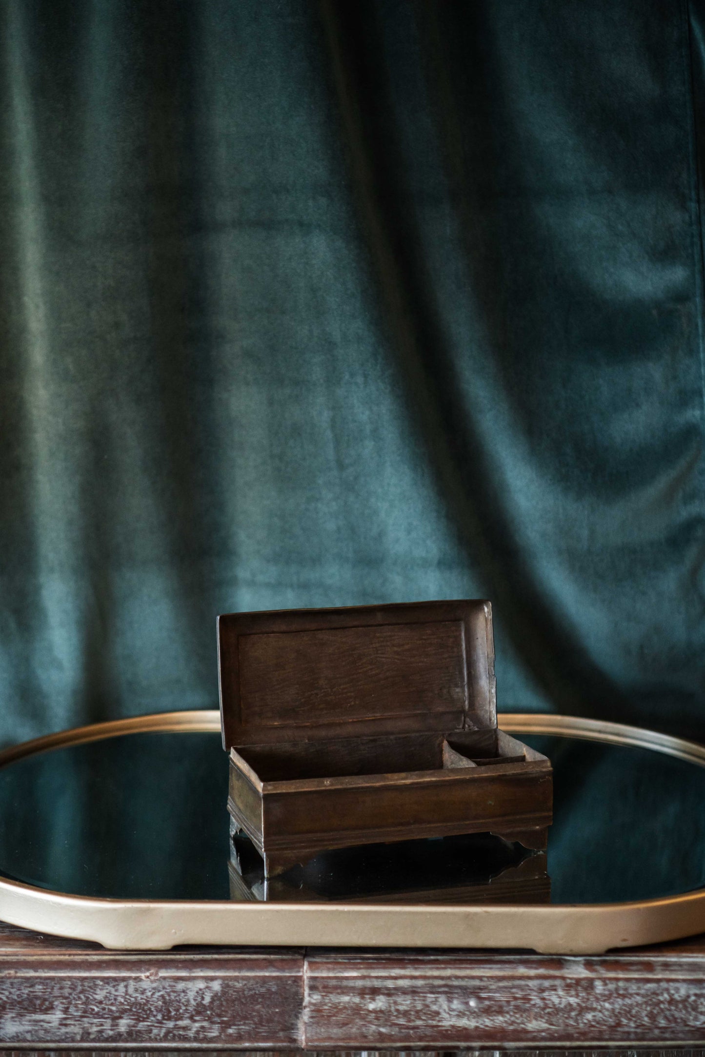Brass Boxes Decor
