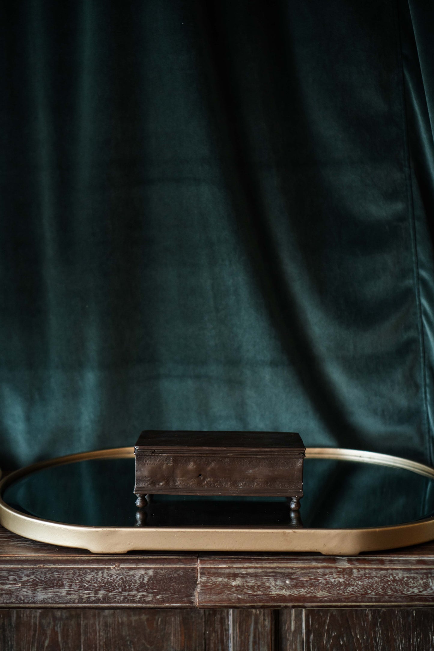 Brass Boxes Decor