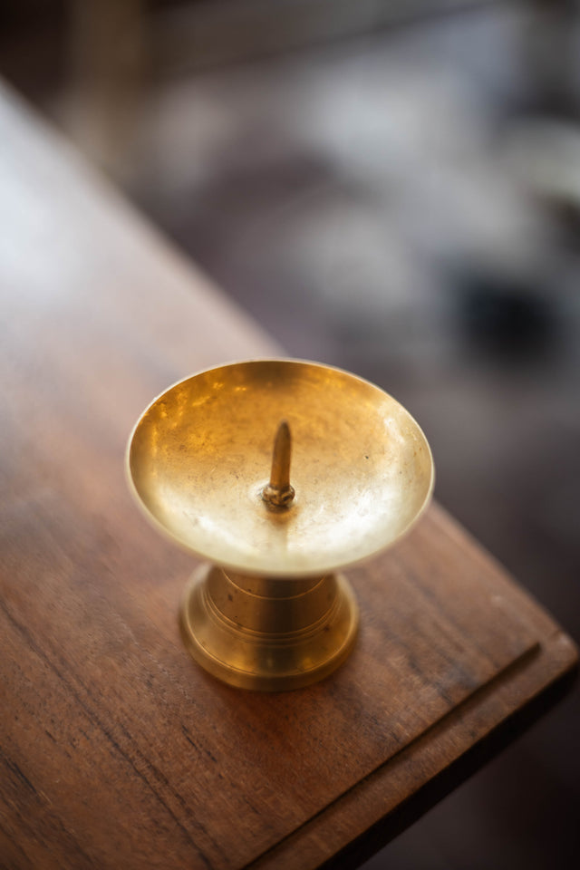 Brass Parabolic Candle