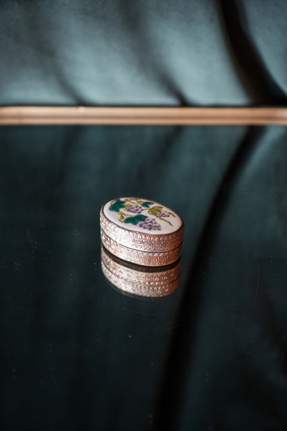 Ivory Brass Mirror Box