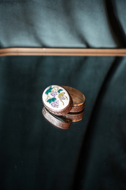 Ivory Brass Mirror Box