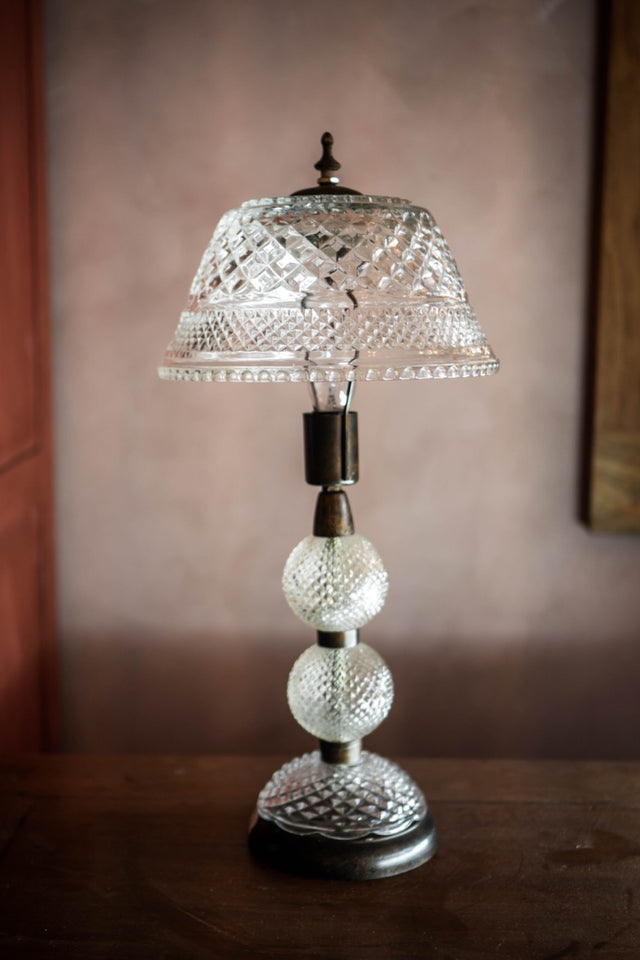 Round Table Lamp Crystall