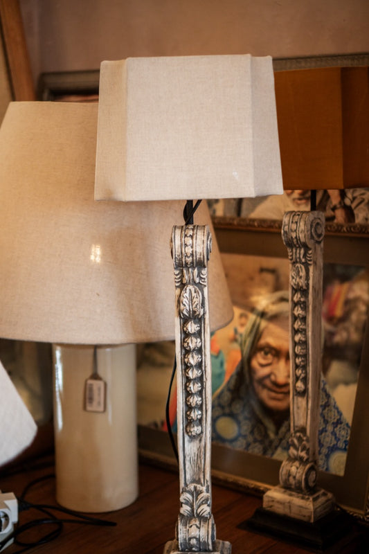 Standing Lamp Wooden 85 cm