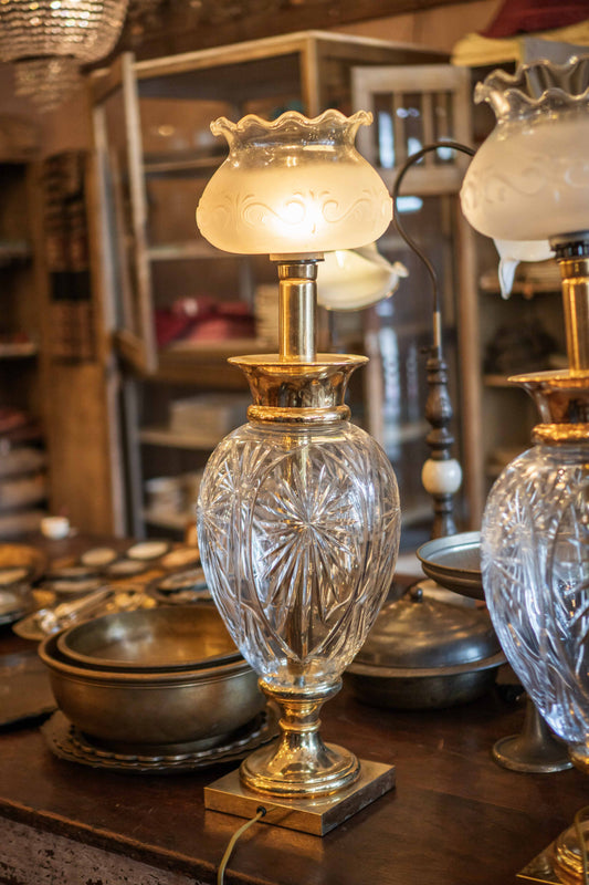 Gilded Crystall Lamp