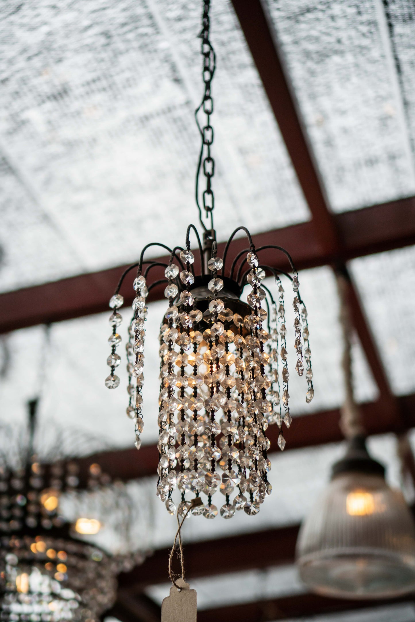 Hanging Lamp Crystal Small