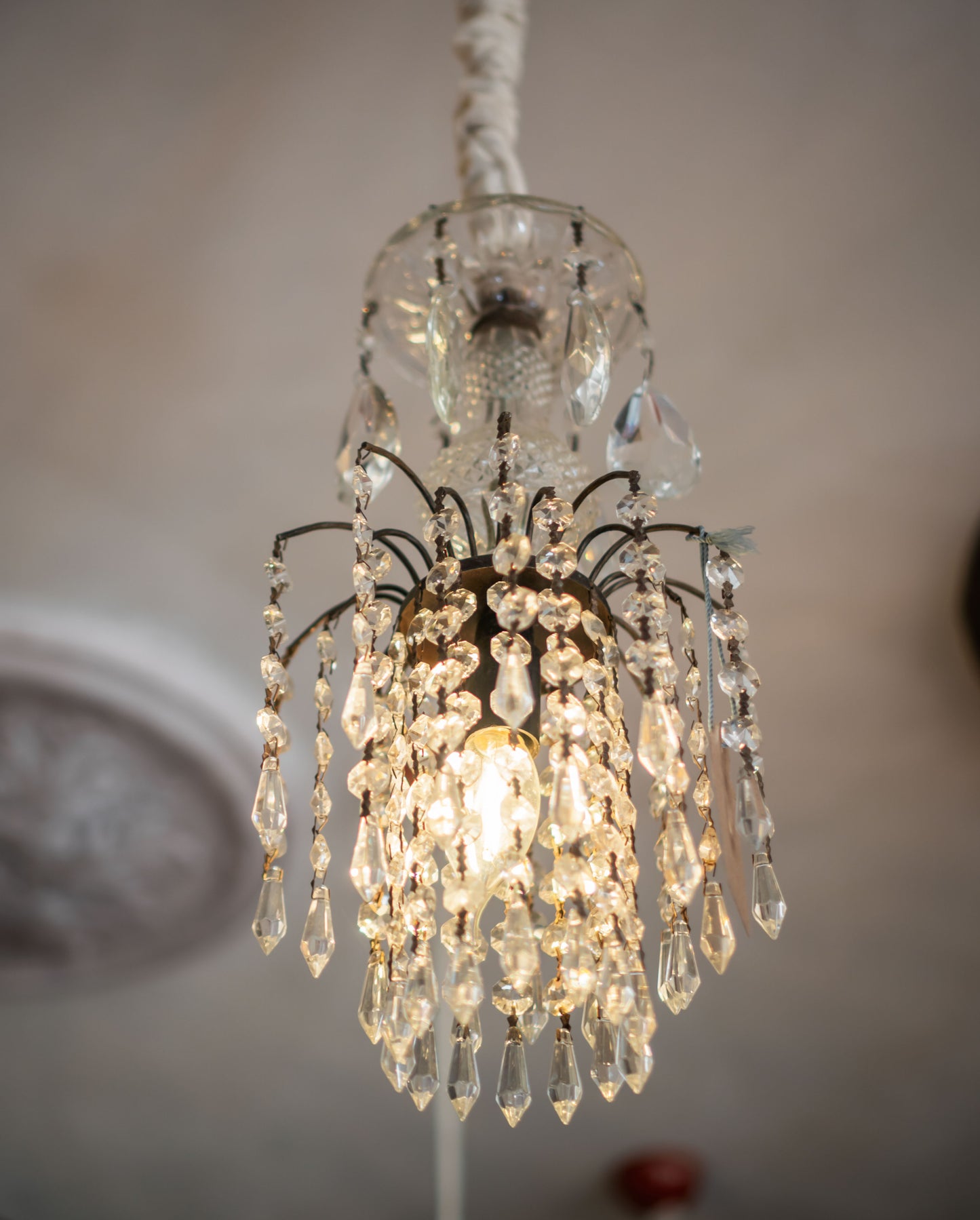 Hanging Lamp Crystal Small