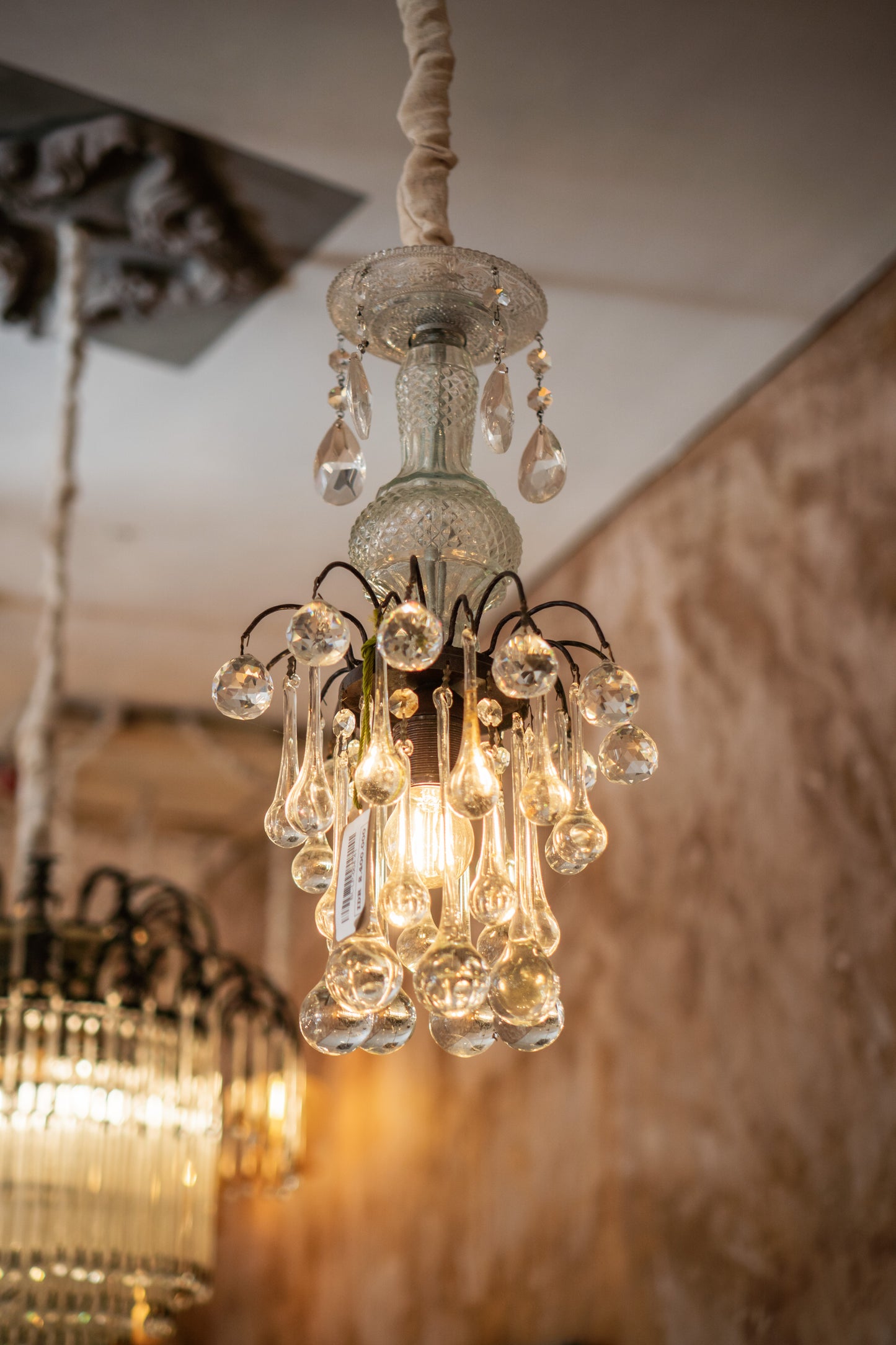 Hanging Lamp Crystal Small