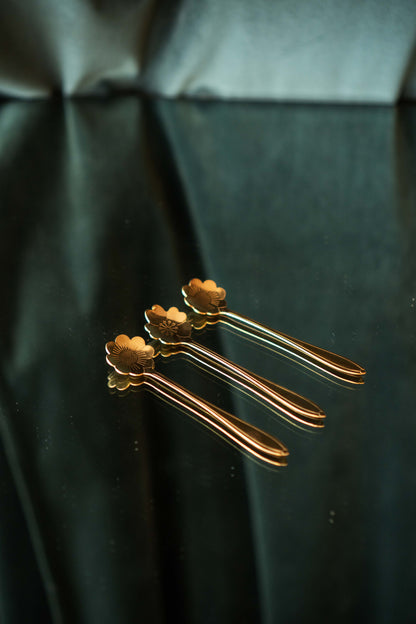 Golden Flower Spoon