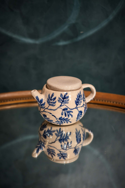 Azure Brew Pot