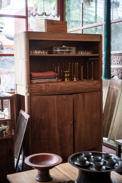 Teak Console Cabinet