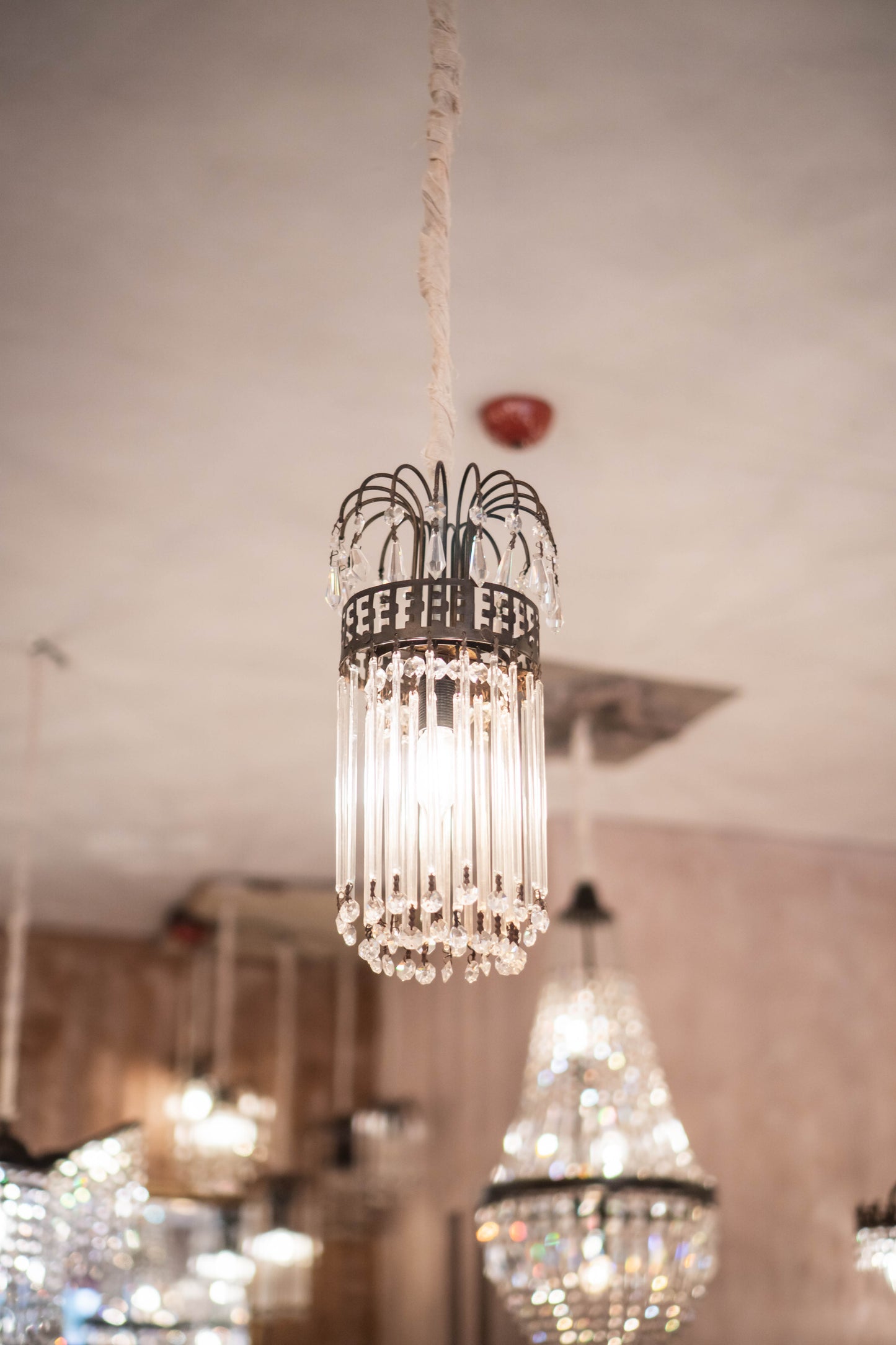 Hanging Lamp Crystal Small
