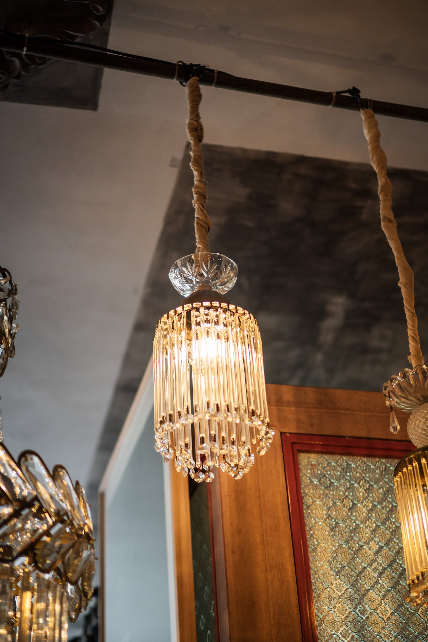 Hanging Lamp Crystal Small