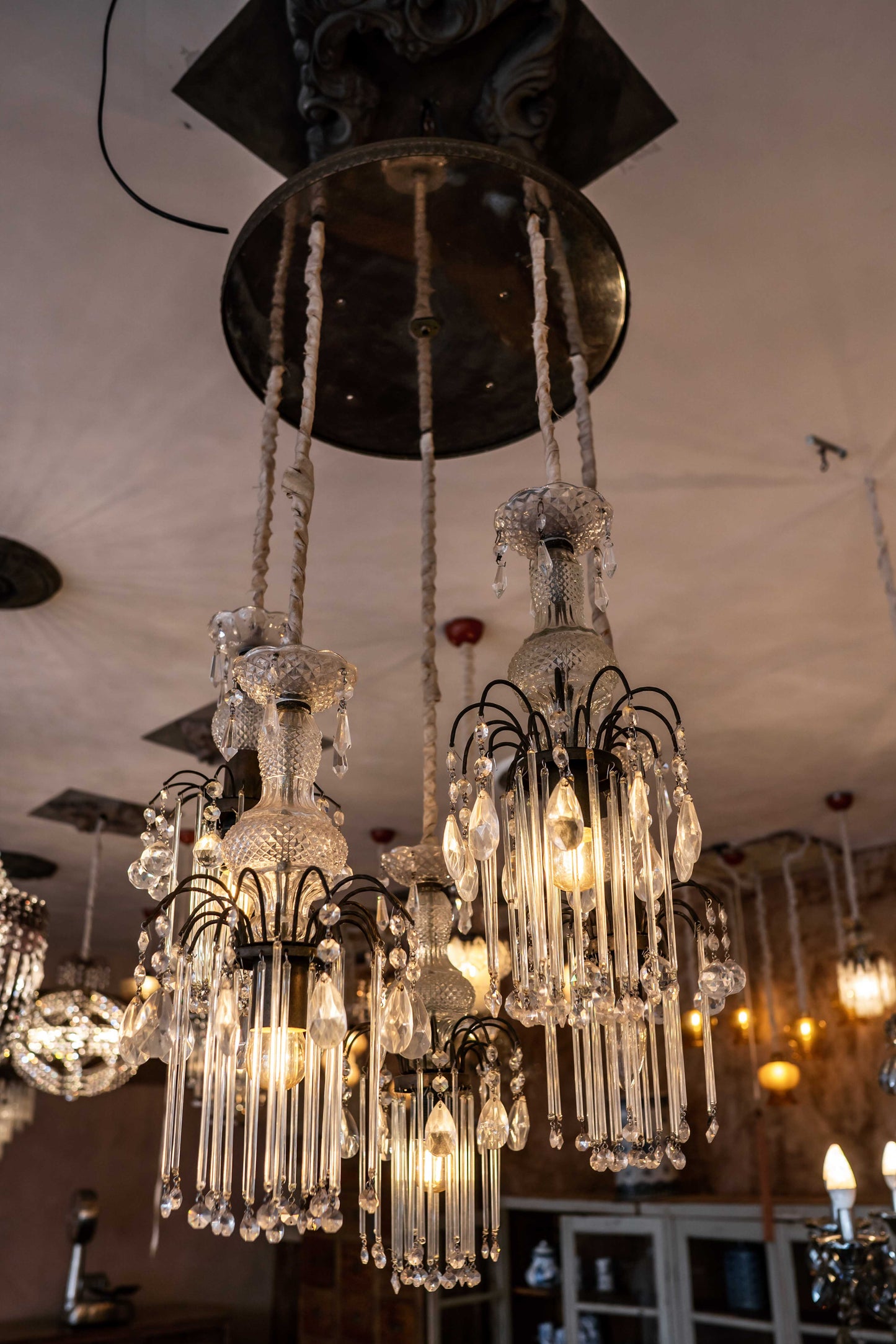 Hanging Lamp Crystal Small