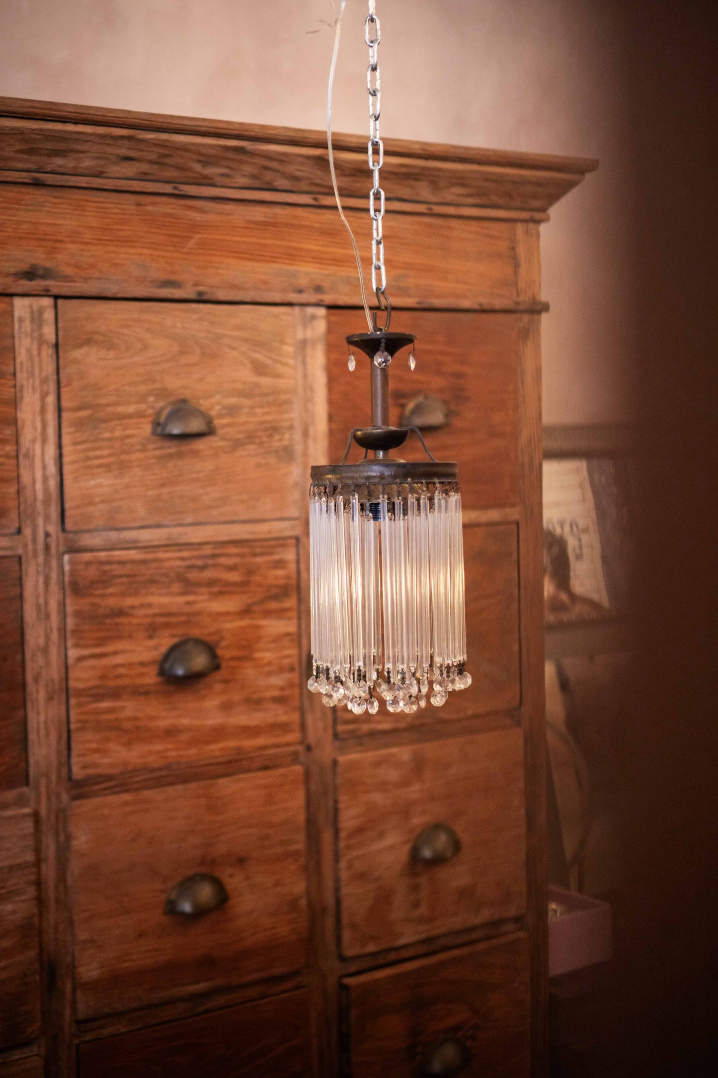Hanging Lamp Crystal Small