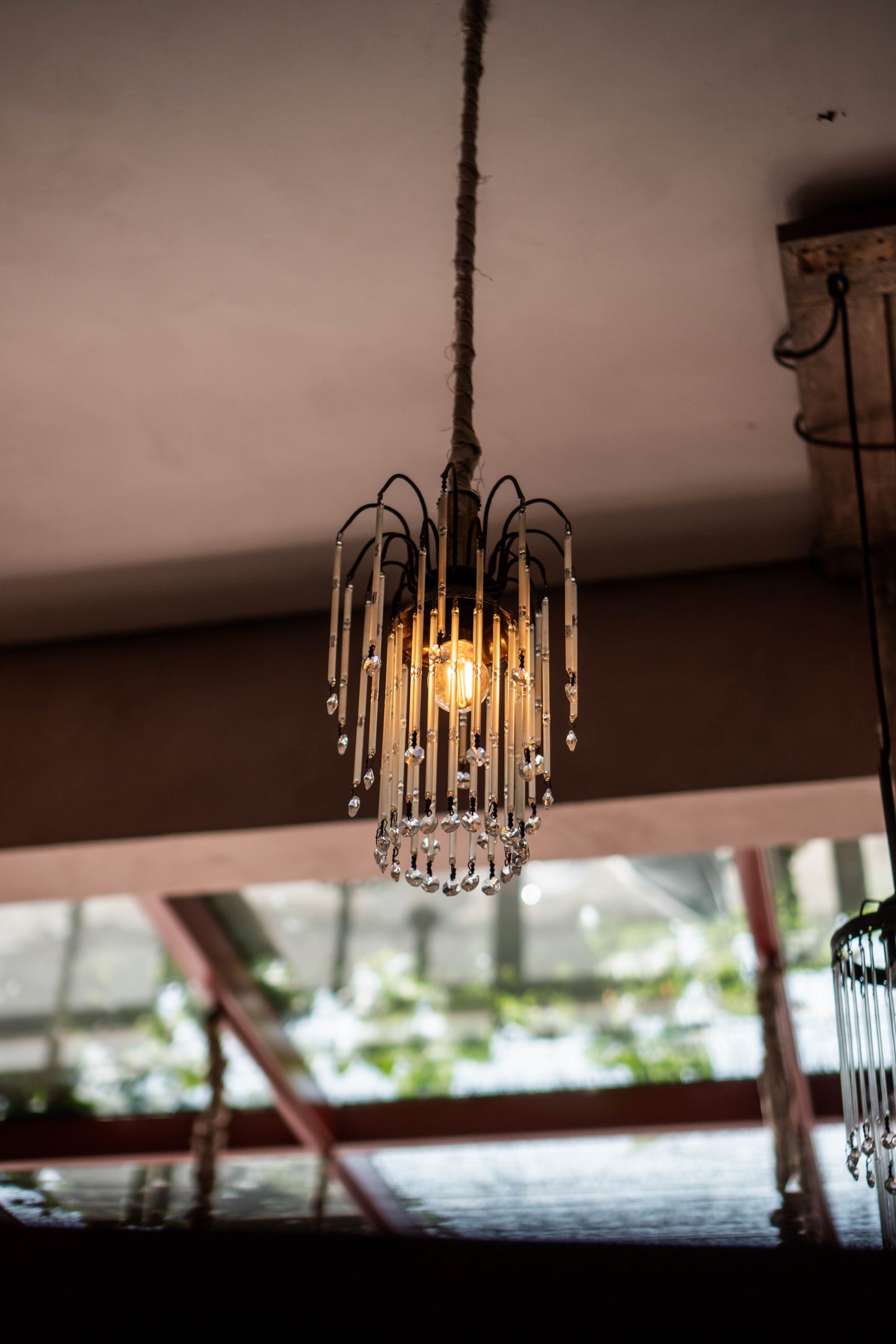 Hanging Lamp Crystal Small