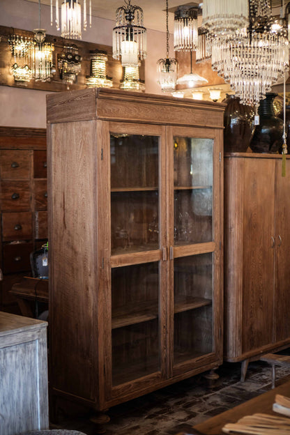 Teak Display Cabinet