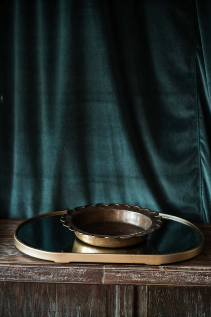 Floweries Brass Holder