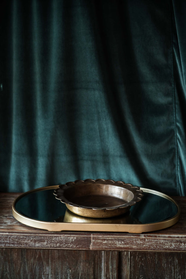 Floweries Brass Holder