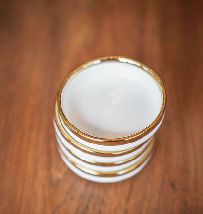 Porcelain Gold Rimmed Extravagant