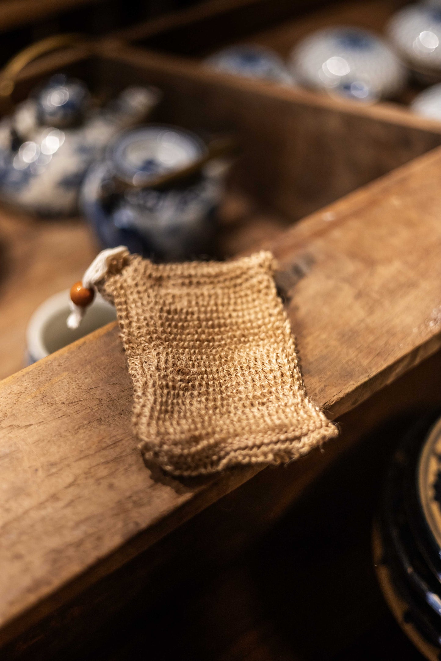 Jute Soap Bag